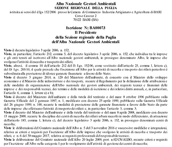 1 classe D – Trasporto rifiuti urbani